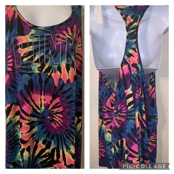 Victoriaβs Secret PINK RAINBOW Tie Dye
Ultimate Shorts And Tank Top NWT - Picture 8 of 10